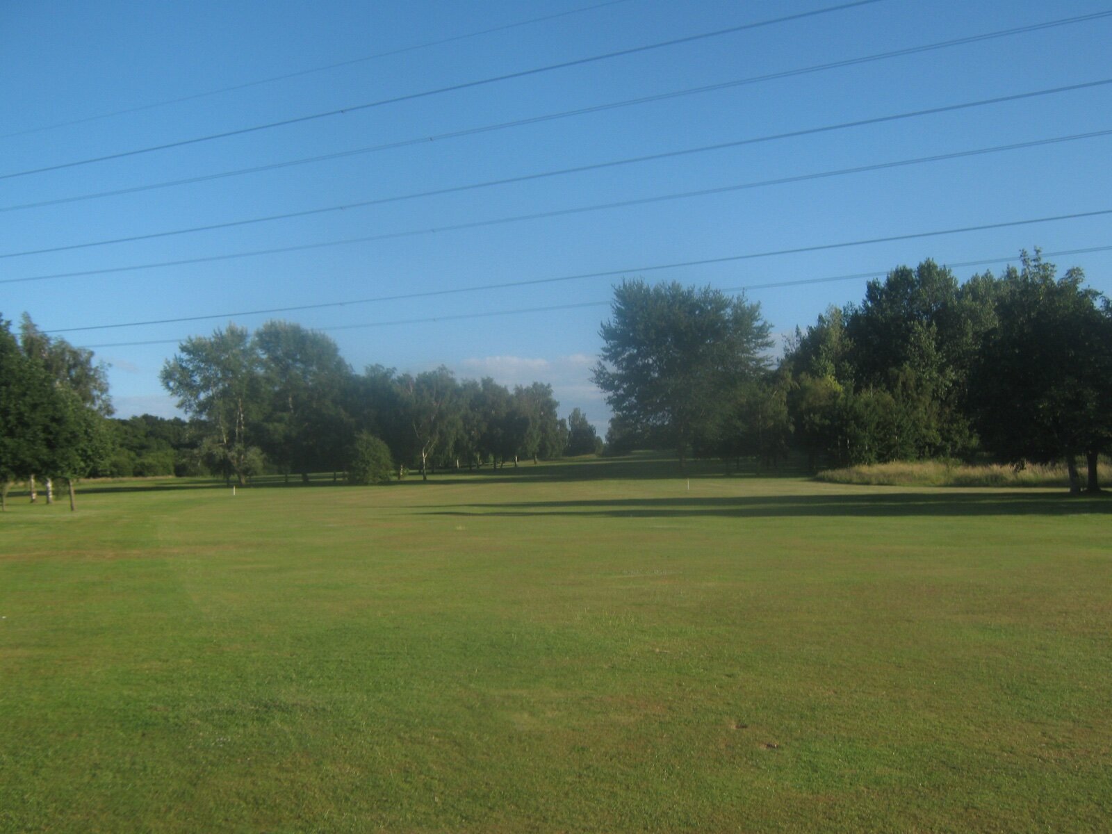 Fairway and trees at Canterbury Golf Course in Kent